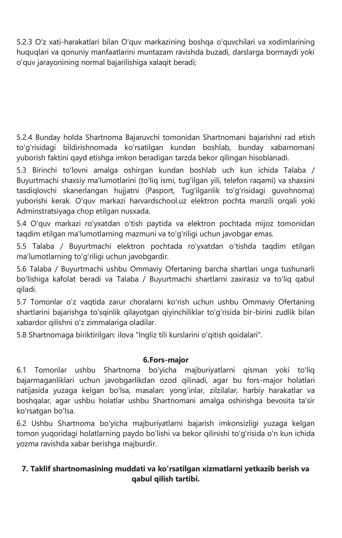 harvard school o`quv markazi sayti